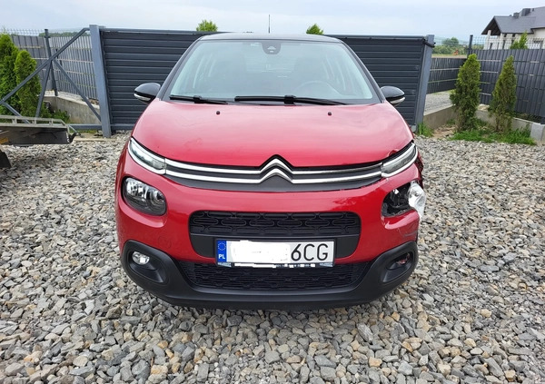 Citroen C3 cena 23500 przebieg: 94000, rok produkcji 2019 z Dobra małe 407